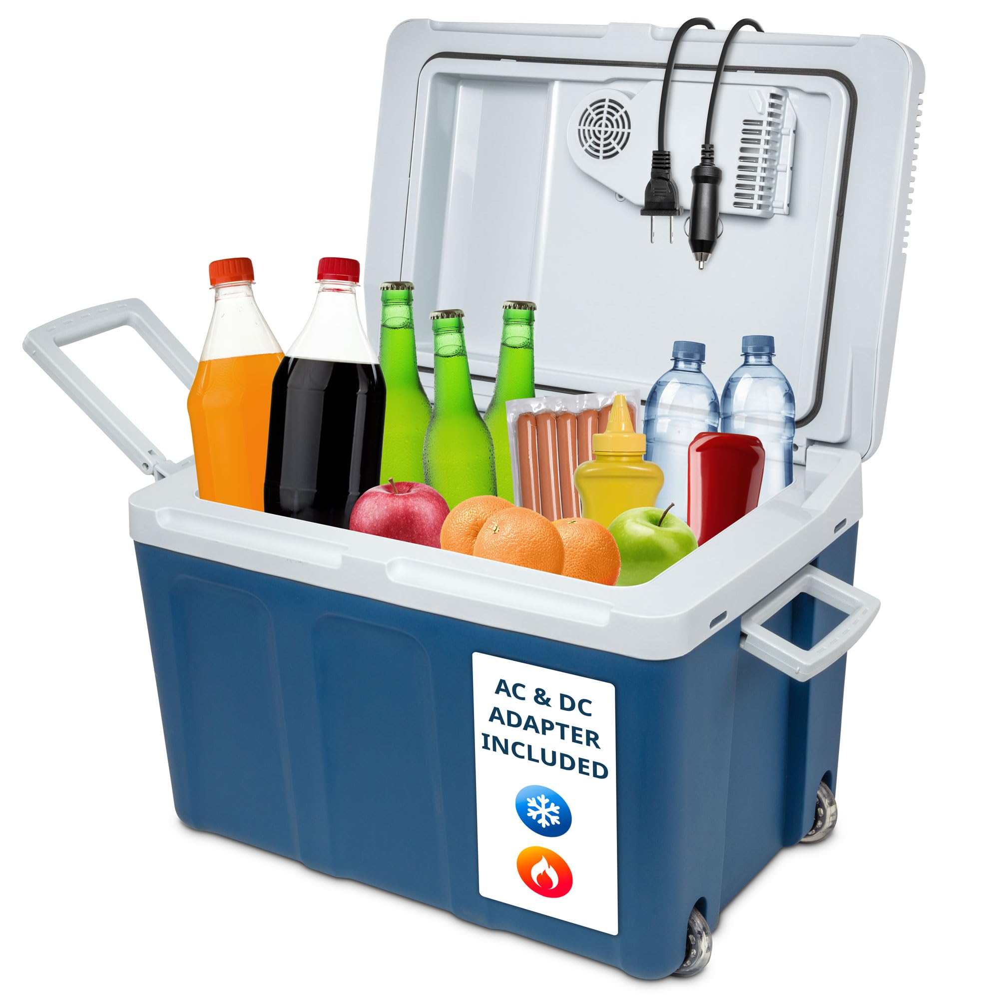 暑さ対策・冷却グッズ FUJIKI AC08-1FAN UNIT & Li-Po Battery Amazon.com: Ivation Electric Cooler & Warmer with Wheels & Handle